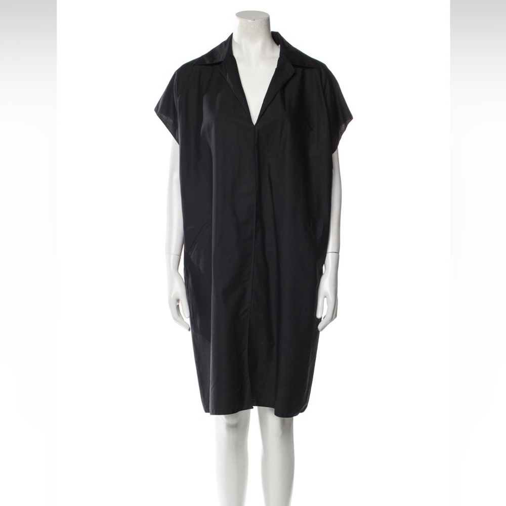 Shamask Classic Shirt Dress in Cotton pockets minimalist oversized designer